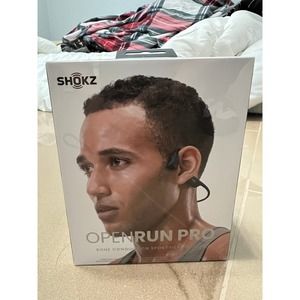 SHOKZ OpenRun Pro Bluetooth Sport Headphones - Sweat Resistant, Wireless, Mic